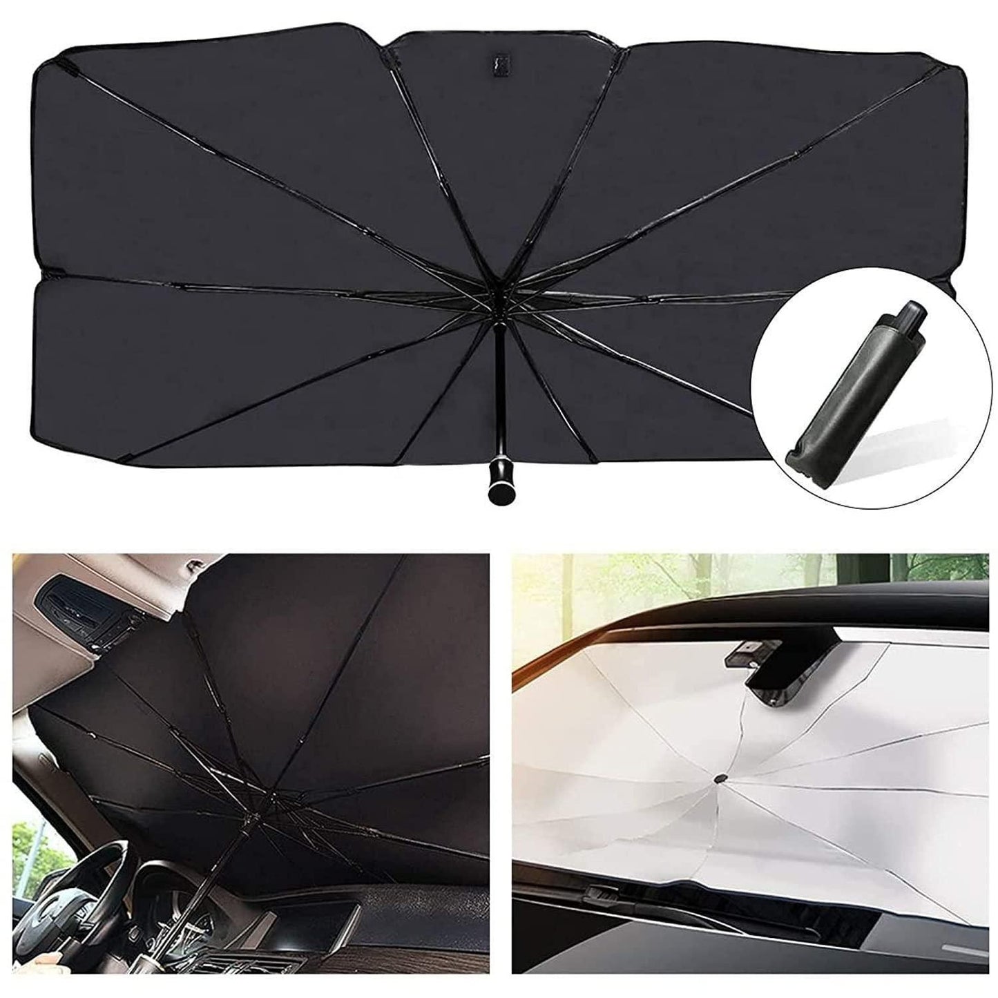 UV Protection on the Go – Car Windshield Umbrella