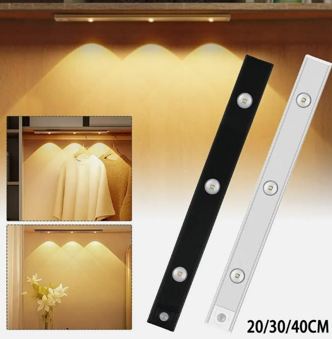 LED Motion Sensor Light for Cabinets – Recharge via USB