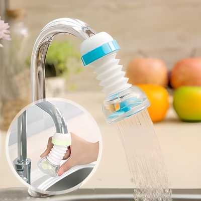 Rotating Kitchen Sink Tap Extender ,Water Filter Faucet (Assorted Colour)